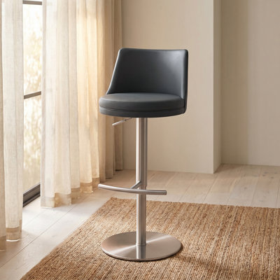 Yark Smooth Swivel Counter Stool