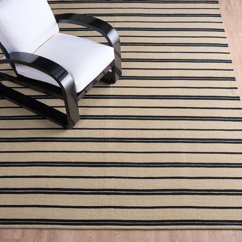 Ralph Lauren Sagaponeck Stripe Wool Striped Rug, Rectangle 8' x 10'
