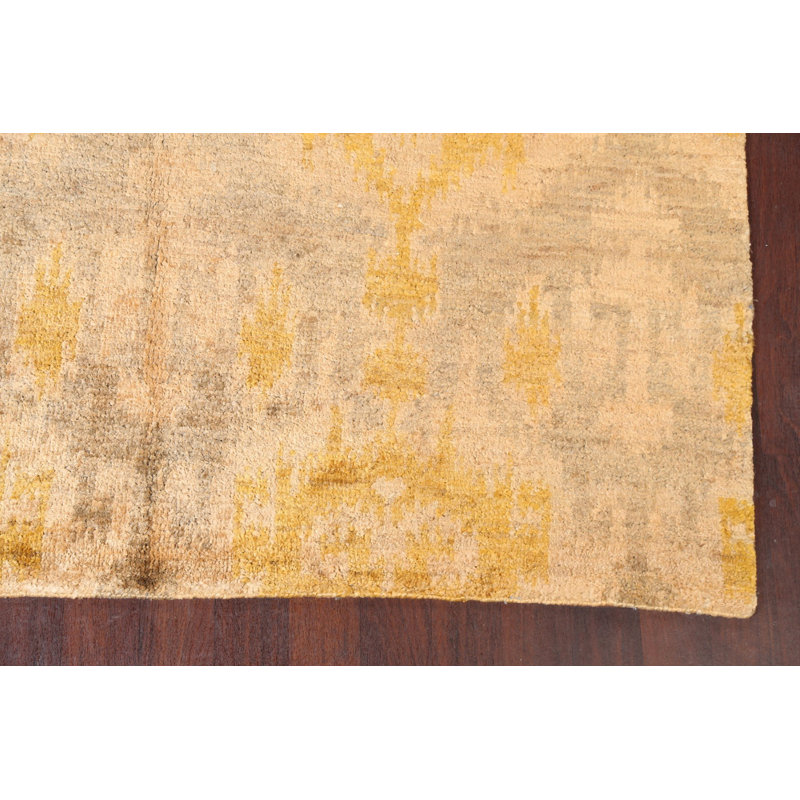 Tapis oriental abstrait marocain noué à la main 7 x 10