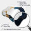 Or et marbre bleu essence magique I - miroir mural asymétrique en marbre, miroir décoratif nuage doré, impression d'art en métal-107246679