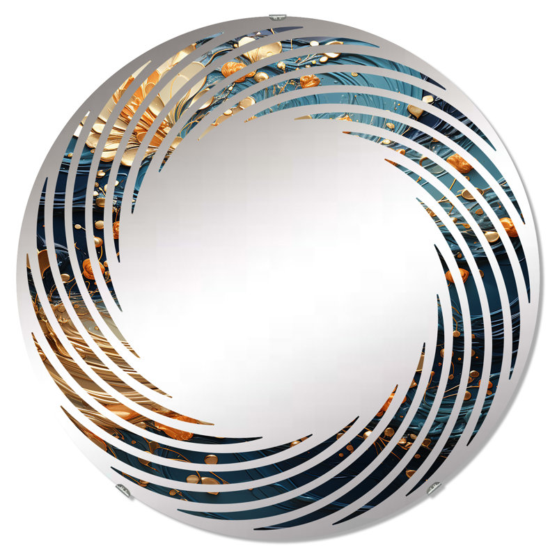 Akine Circle Mirror, 23.6" x 23.6"
