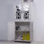 Ranee avec 4 portes en miroir en acrylique et tablettes réglables-2054820629