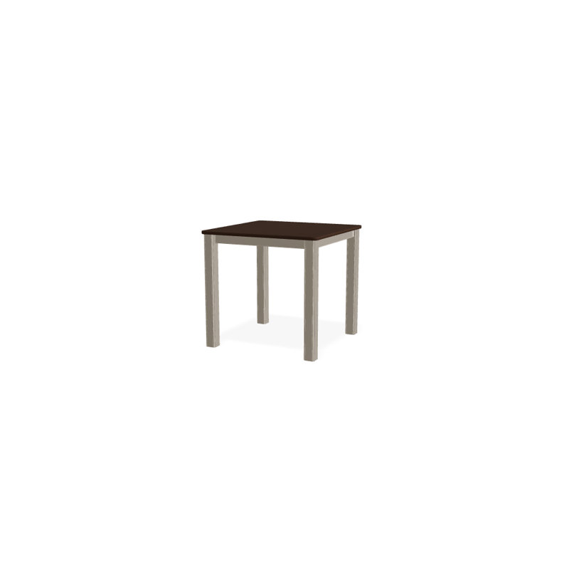 Robinett Outdoor Square Side Table, Kona P10, Textured Beachwood