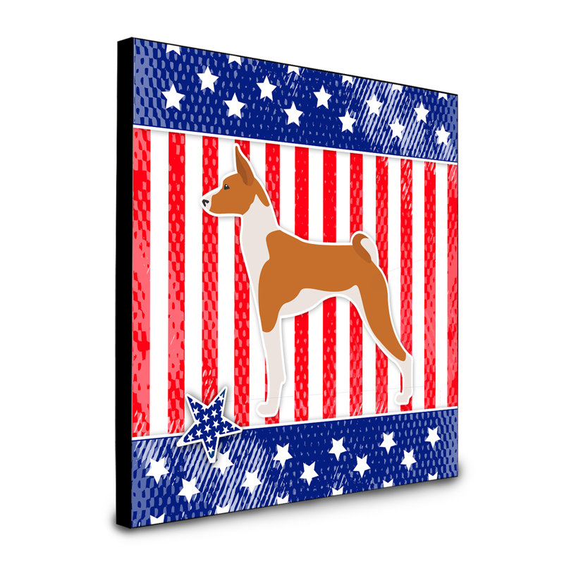 Panneau mural pour l’art américain dog Duro, Basenji