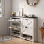 Range-chaussures Farmhouse, range-chaussures autoportant avec 2 tiroirs rabattables-1196982965