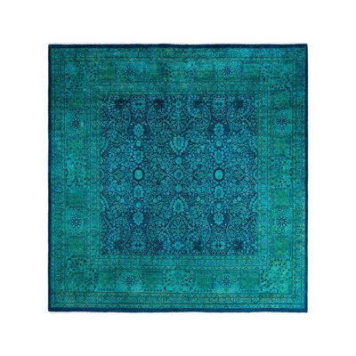 Tapis unique en laine 6 pi 3 po x 6 pi 5 po Libertad