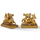 Elephant Rider bookends