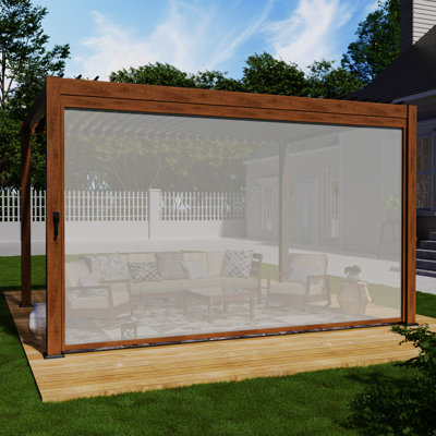 Pergola Wind Resistant Manual Side Shade/ Screen Compatible with Causeway Bay Brand