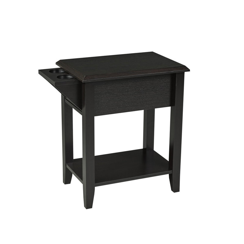 Table d'appoint Demaurion, cerisier foncé