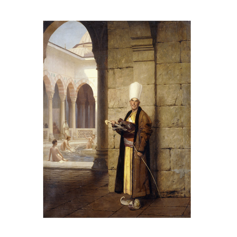 Jean Leon Gerome, le grand eunuque blanc, art sur toile, H 24 po x l 18 po
