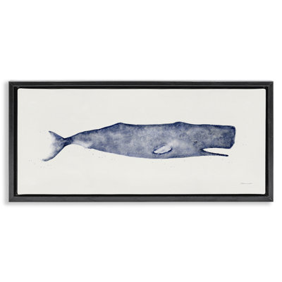 Illustration classique d'aquarelle de baleine