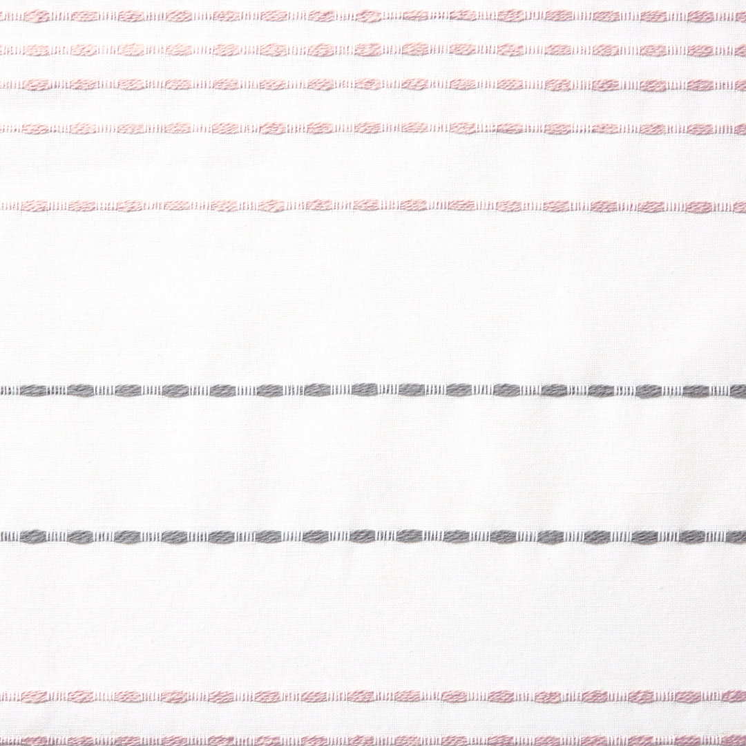 TOWN & COUNTRY EVERYDAY Solana Textured Woven Stripe Bath Shower Curtain 70"x72" Town & Country Living 