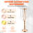 10PCS 55cm/21.65” Tall Crystal Wedding Flower Stand Vase for Party Decor