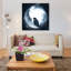 «The Crow And Its Moon» par Barruf, impression sur toile tendue-73620855-73620857-73620859