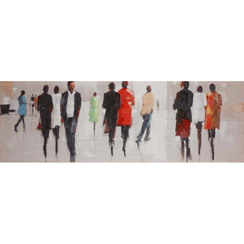 «Silhouettes In The Street» sur toile