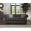 Melrose 3 Seater Leather Sofa Bed-118216855