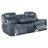Blue 2-Piece Motion Reclining Sofa Set