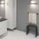 DAX Solid Surface Shower Stool