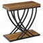 Table d'appoint moderne, table de chevet à 2 niveaux, table de bout, table basse