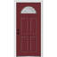 Porte d'entrée pré-suspendue en fibre de verre 1/4 panneau 4 panneaux Grace Grace-631012589-631012599-568881663