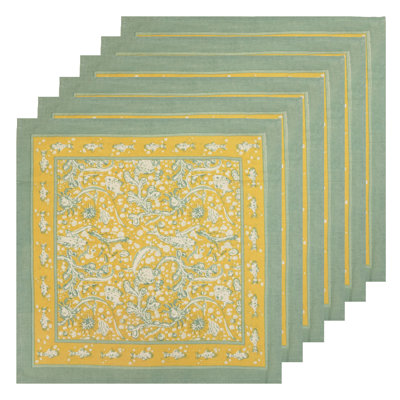 Pickering 100% Cotton Floral Square Napkin