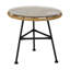 Table minimaliste avec plateau en verre trempé et acier