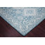 Tapis bleu en laine touffeté à la main Laurent-1944332962