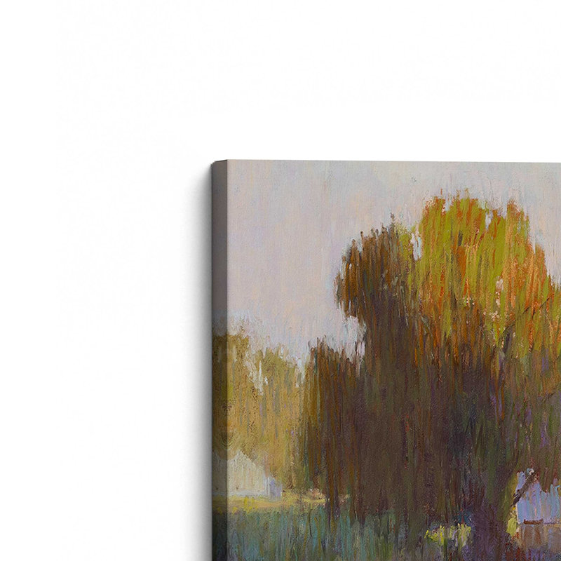 «Dawn's Rustic Awakening», grande impression sur toile, H 36 po x l 54 po