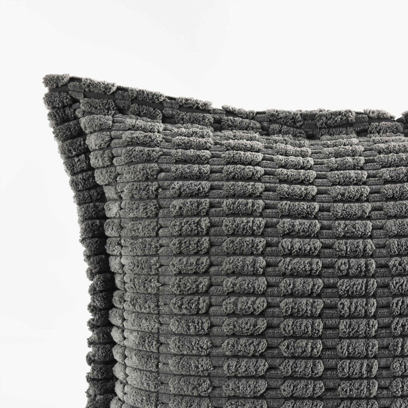  Coussin réversible, Gris anthracite