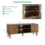 Unfinished TV Stand for TVs up to 55" with Fireplace Included