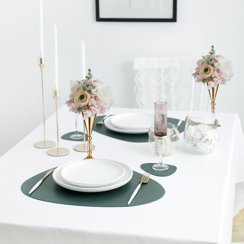 Tabletop Metal Wedding Flower Trumpet Vase, 10