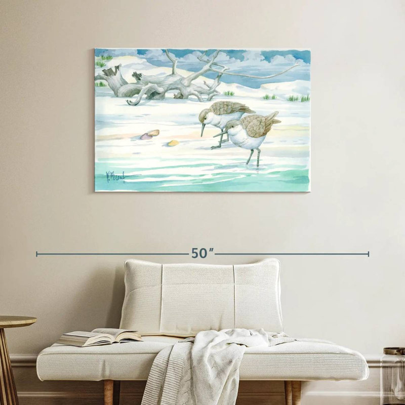 Brampt Driftwood Sandpipers, 26" H x 39" W