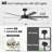 Vaczon 60" 6-Blade Modern Ceiling Fan with Dimmable 3CCT LED Lights and Remote Control-1187830486