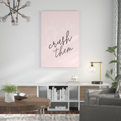 Art textuel sur toile tendue GRL