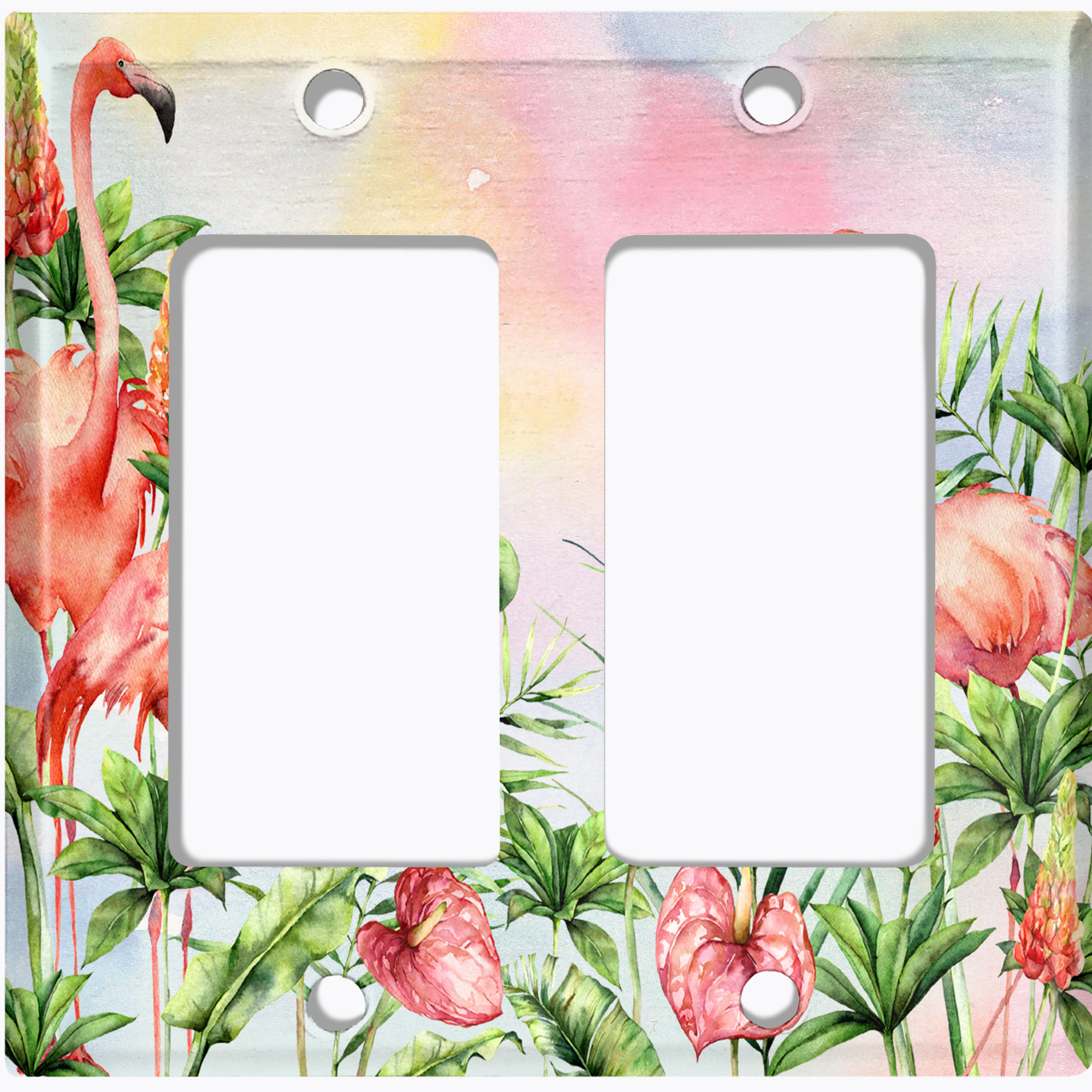 WorldAcc 2Gang Toggle Light Switch Wall Plate Wayfair