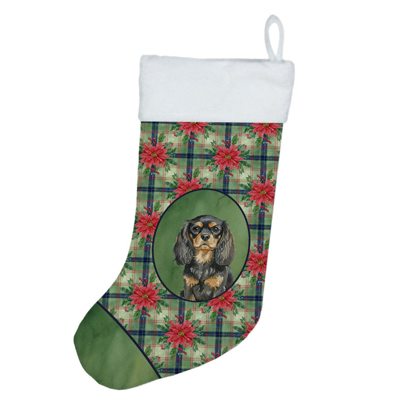 Chaussette de Noël noir et brun clair, Noir / brun clair