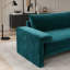 Canapé surdimensionné en chenille 3 places avec accoudoirs larges et coussins épais-519960234