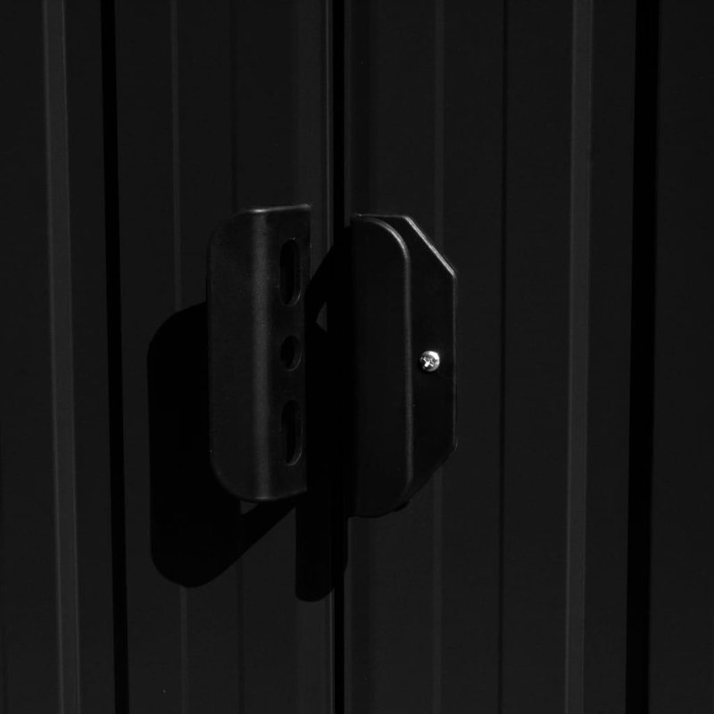Mclane Garden Shed 257x580x181 cm Metal, Anthracite