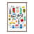 Toile avec cadre en bois classique