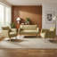 Carvalho Soft Touch Fabric 2 Seater Sofa-123627406