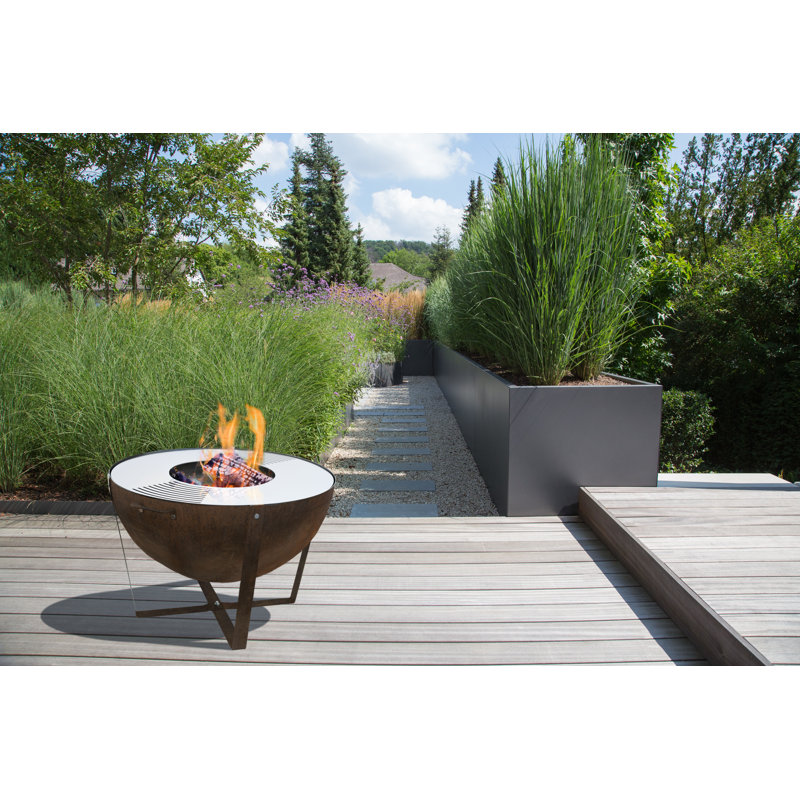 Round Steel Wood Burning Smokeless Fire Pit