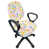 Caricature de mélange de polyester multicolore