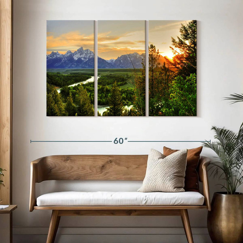 Alvord Grand Teton Overlook, 32" H x 50" W
