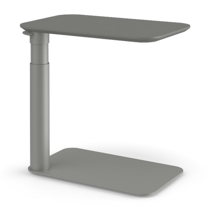 Float Micro With Slate Blue Base And Natural Linoleum Top, Gray