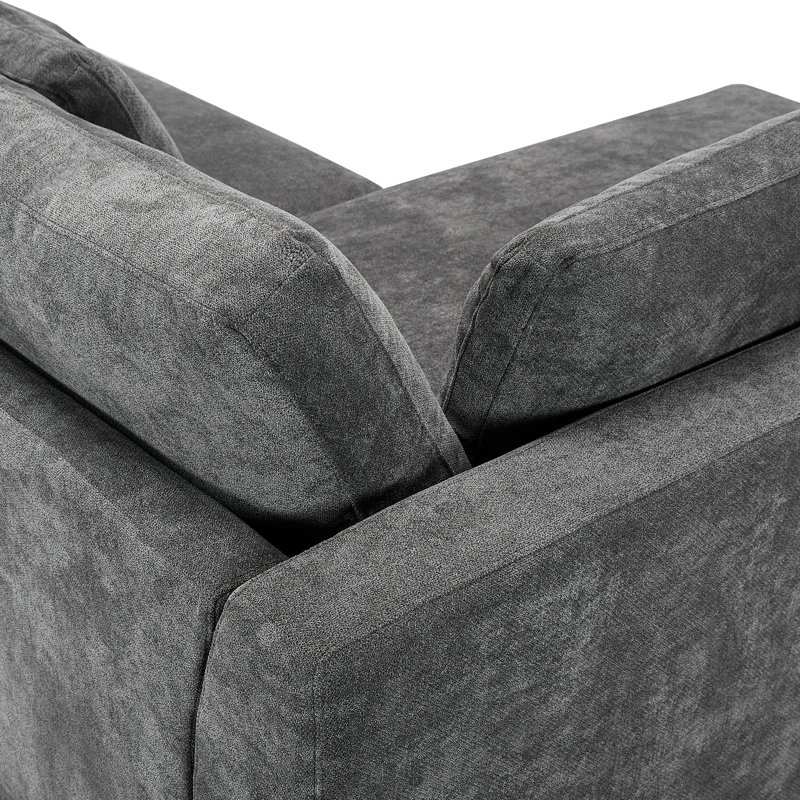 Ensemble de salon en L 2 pièces, Gris