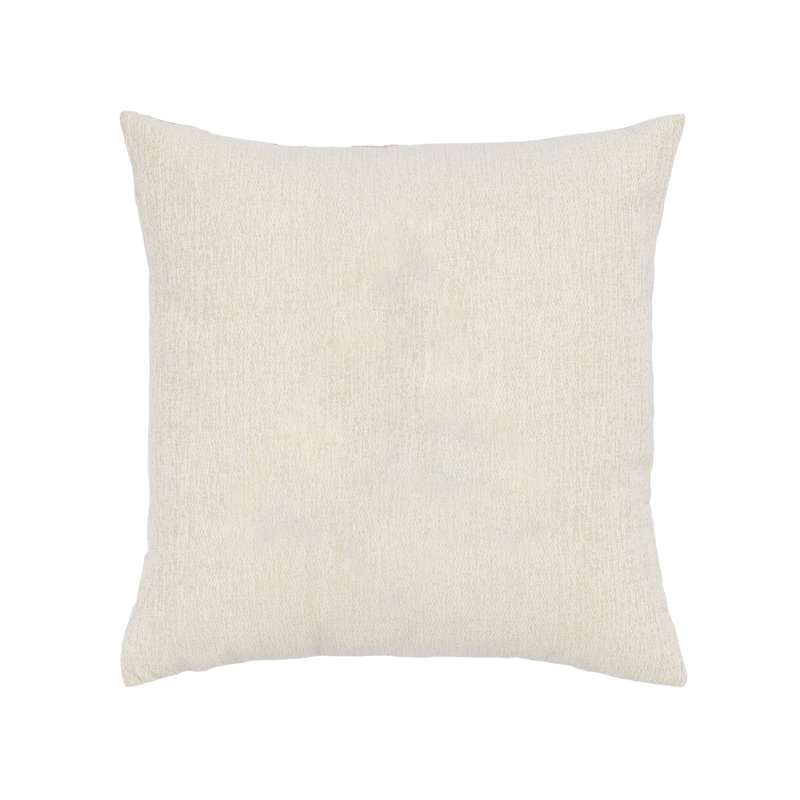 Silent Night Noir Woven Rectangular Accent Pillow Cover & Insert, Square 20"H x 20"W, Ivory