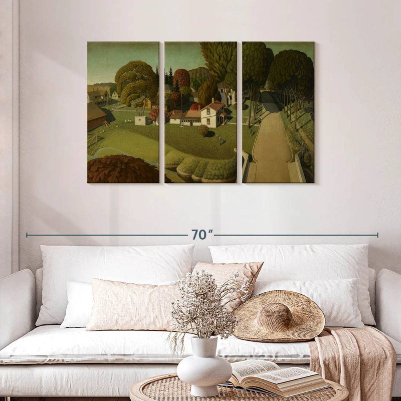 Alvord The Birthplace Of Herbert Hoover, 28" H x 45" W