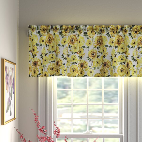 Laurel Foundry Modern Farmhouse Houpt Floral Tailored 54'' W Window ...