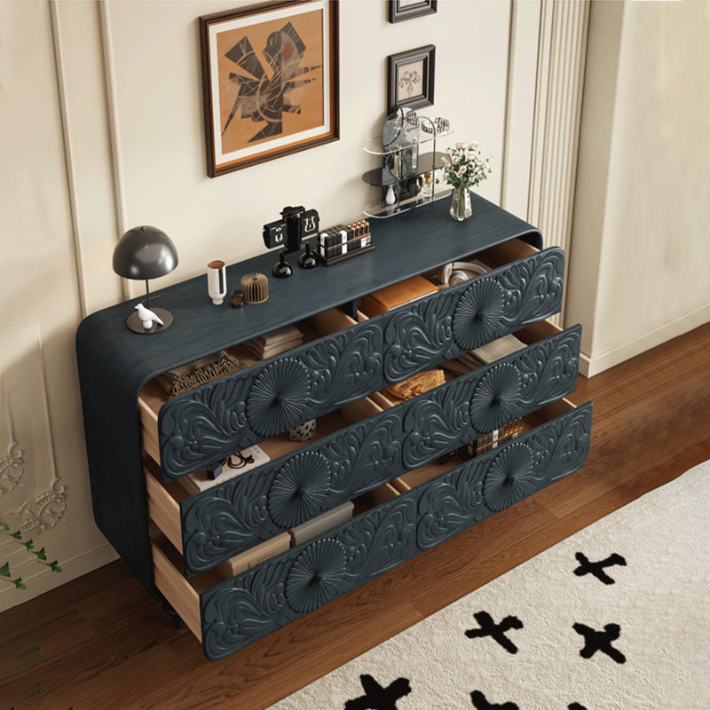Modern multi-functional decorative sideboard, Dark Grey