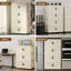 Armoire de rangement modulaire empilable, contenants de rangement à couvercle à roulettes avec roulettes, bacs de rangement à tiroir pliables pour vêtements, jouets, chambre à coucher, organisation de dortoir, blanc crème